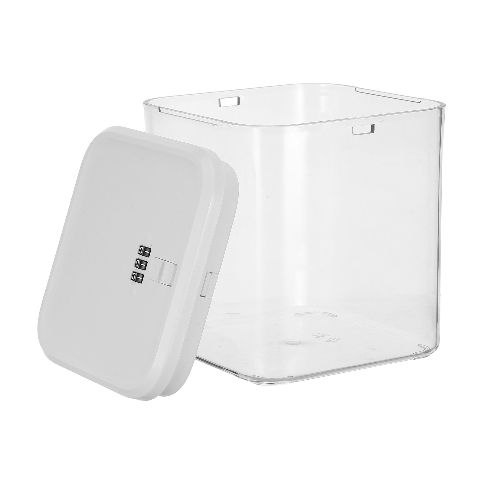 Food Storage Lock Box - Transparent Refrigerator Storage Box Childproof Lockable