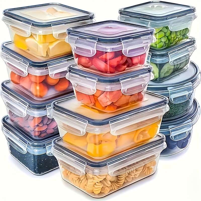 Food Storage Kits - 8Pcs Set Includes 4 Containers and