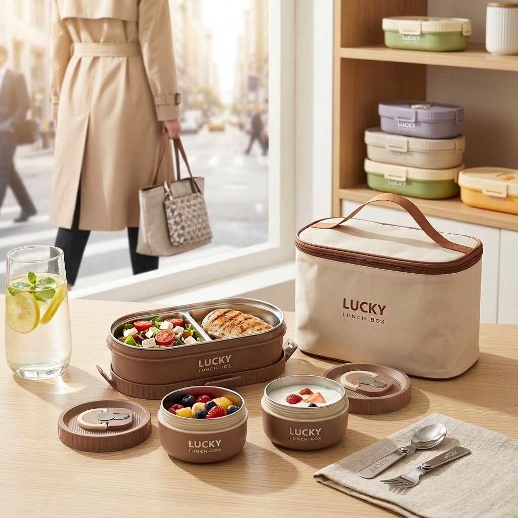 Food Storage Kits - Microwave Safe 304 Stainless Steel Bento