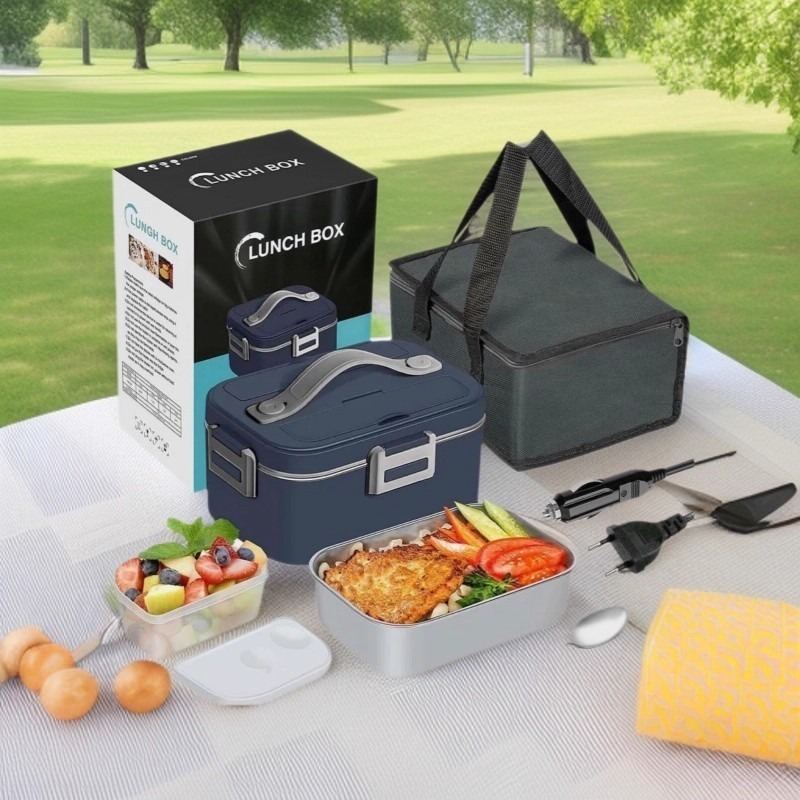 Portable Food Warmer - 100w Electric Lunch Box 1.8L Heated