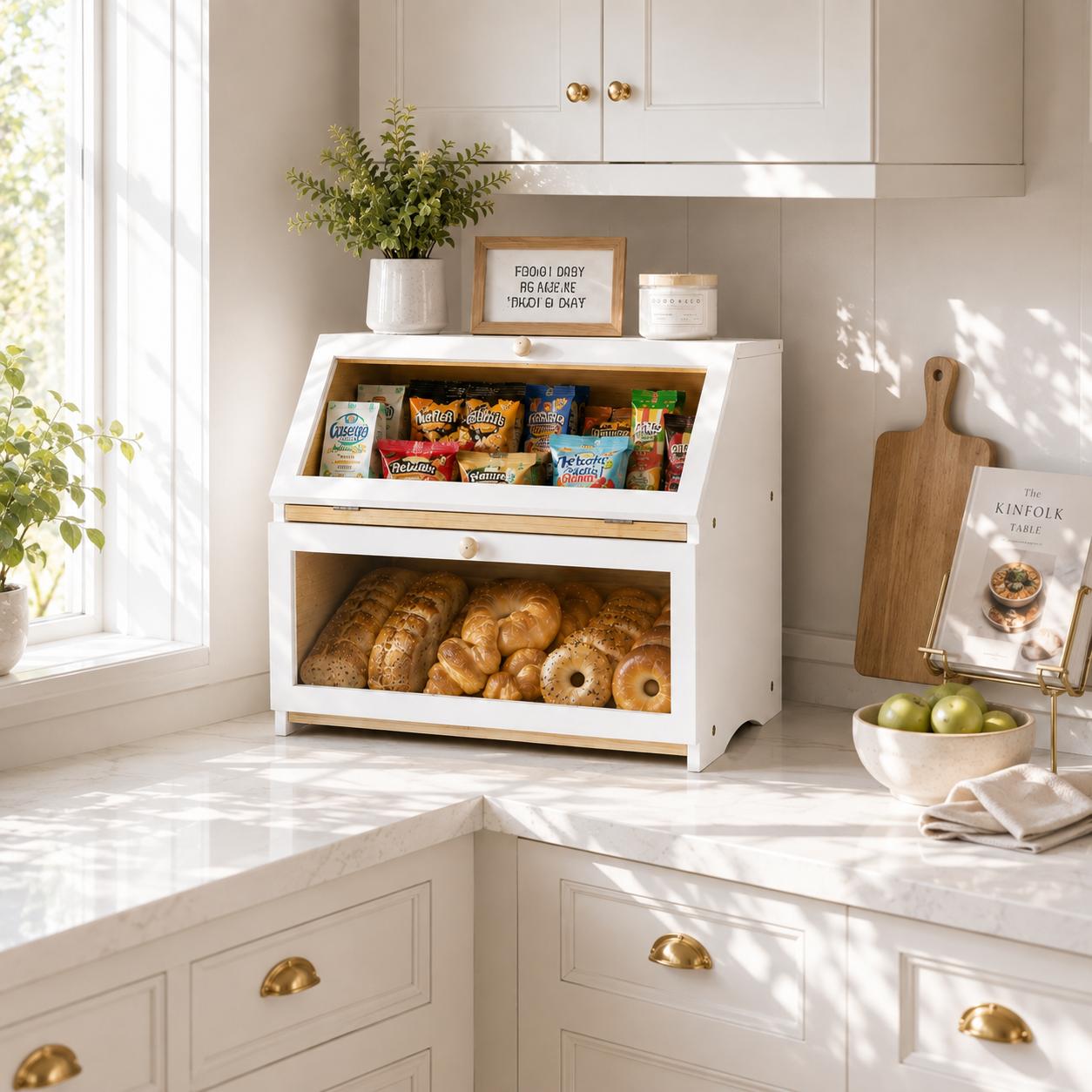 HOMEKOKO Double Layer Bread Bo - đánh giá và giá Food Storage Freezer