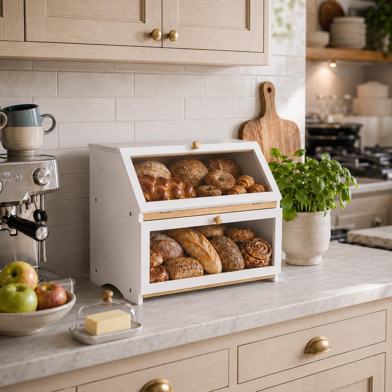 HOMEKOKO Double Layer Bread Bo - đánh giá và giá Food Storage Freezer