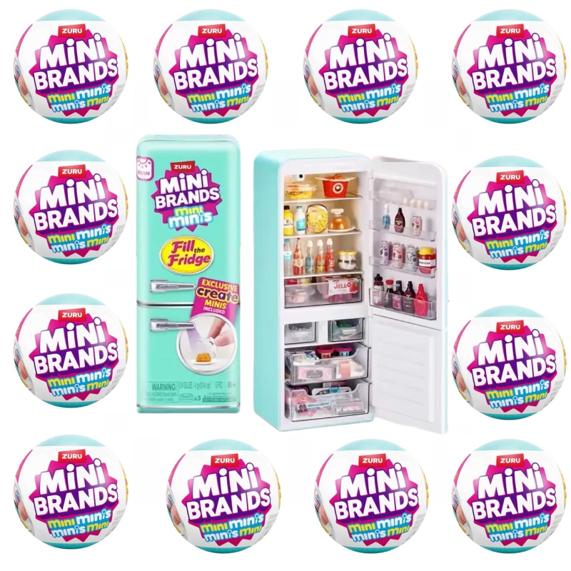 New ZURU Mini Brands Refrigera - đánh giá và giá Food Storage Kits