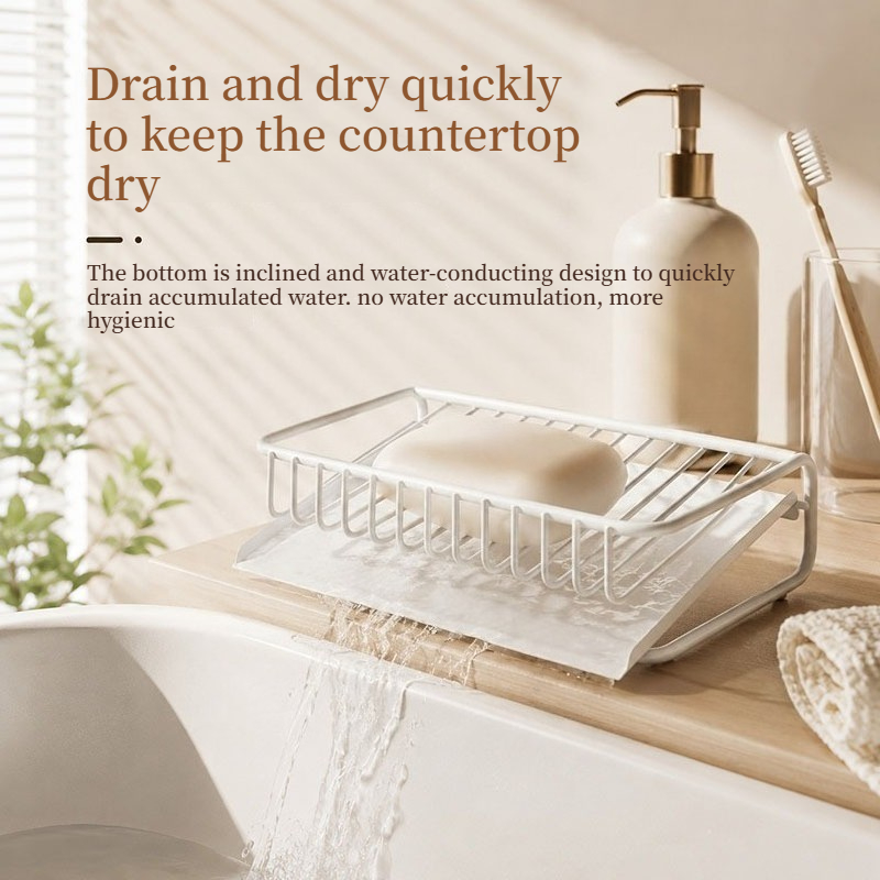 Plastic Soap Dish with Drain R - đánh giá và giá Food Storage Organiser