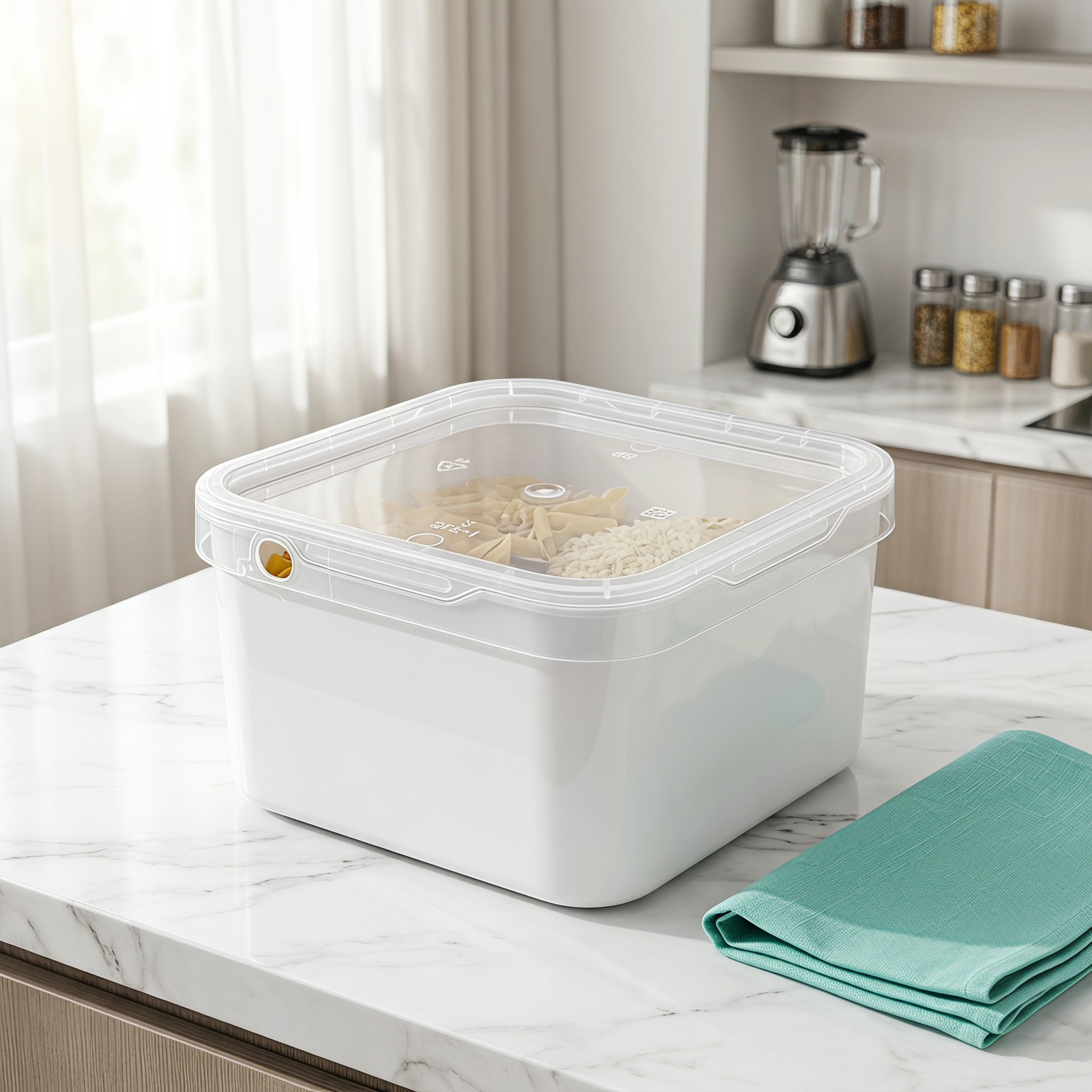 2Pcs Square Plastic Bucket Lid - đánh giá và giá Food Storage Drums