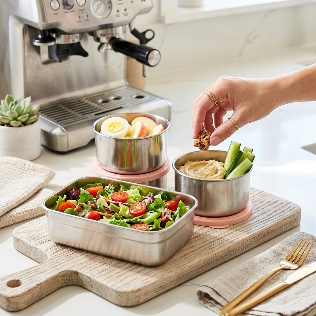 Microwave Safe 304 Stainless S - đánh giá và giá Food Storage Kits
