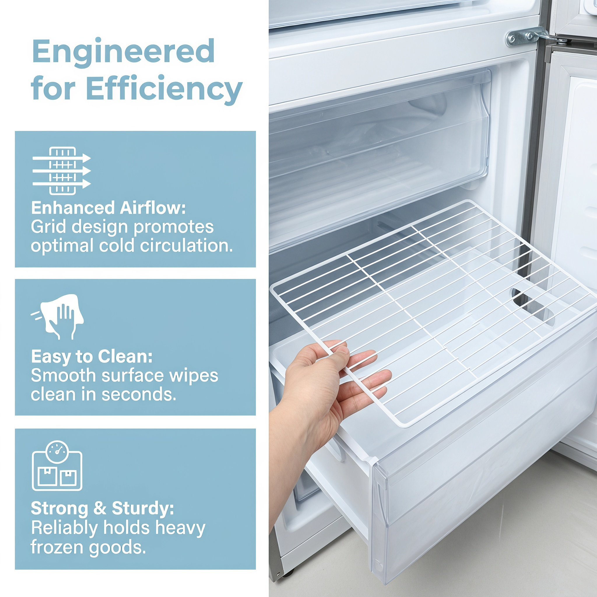 Wire Metal Refrigerator Divide - đánh giá và giá Food Storage Freezer