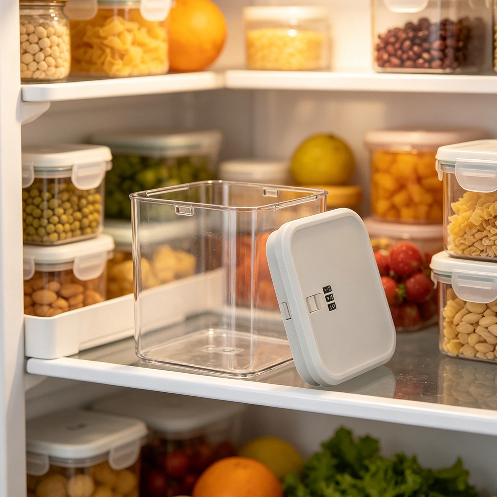 Transparent Refrigerator Stora - đánh giá và giá Food Storage Lock Box