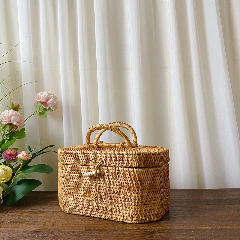 Kitchen Handwoven Rattan Stora - đánh giá và giá Bread Box Bamboo