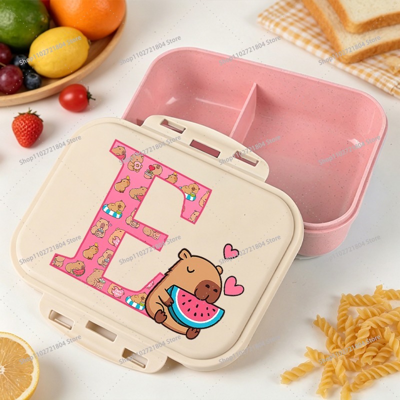Capibara Large Capacity Bento  - đánh giá và giá Food Storage Jars Plastic
