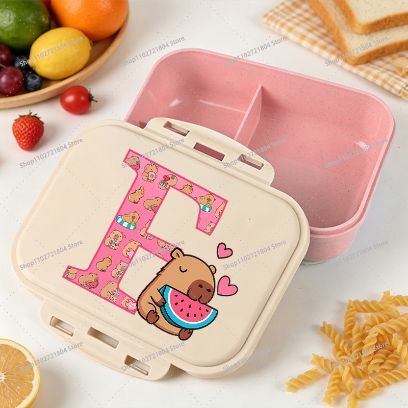 Capibara Large Capacity Bento  - đánh giá và giá Food Storage Jars Plastic