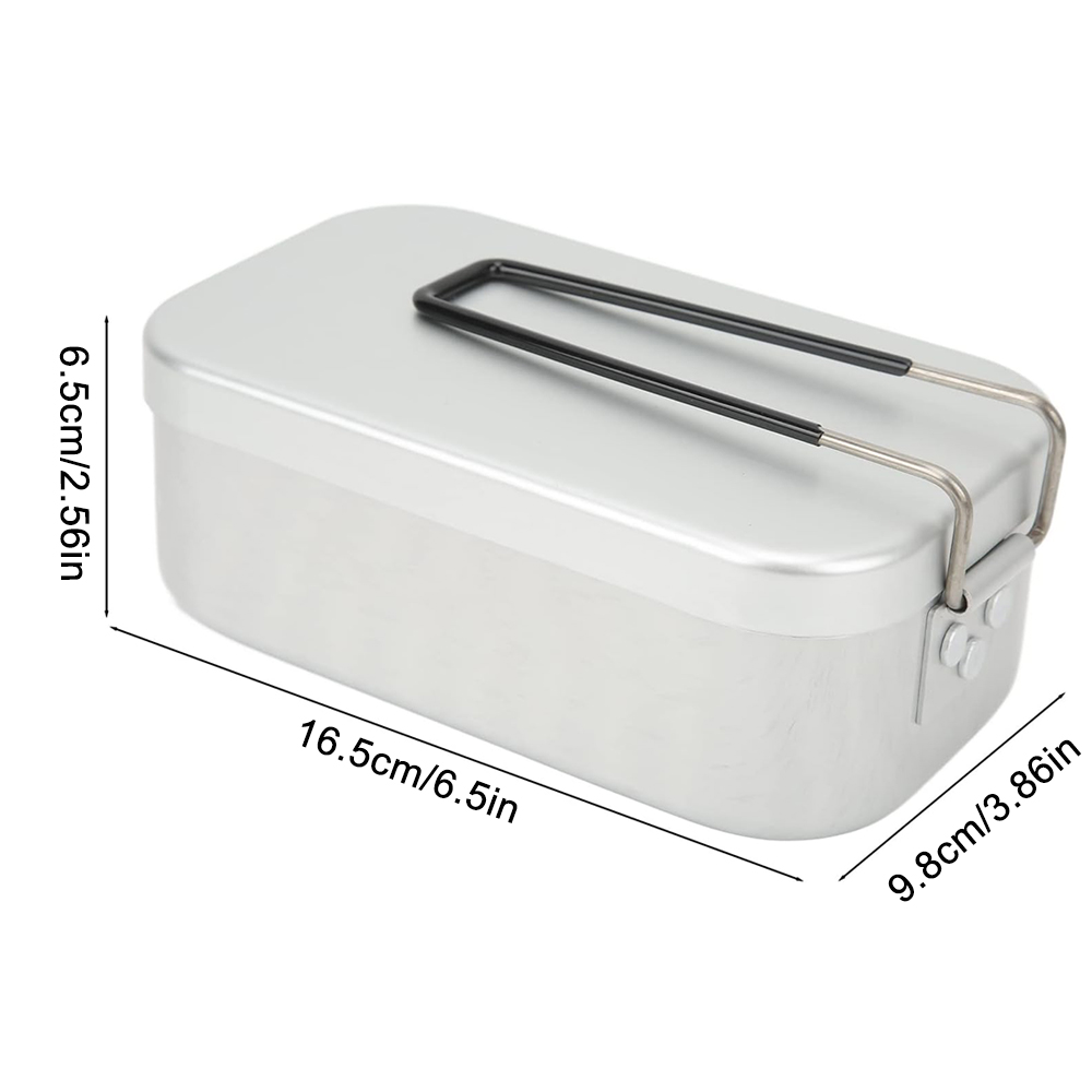800ML Aluminum Lunch Boxes Out - đánh giá và giá Food Storage Kits