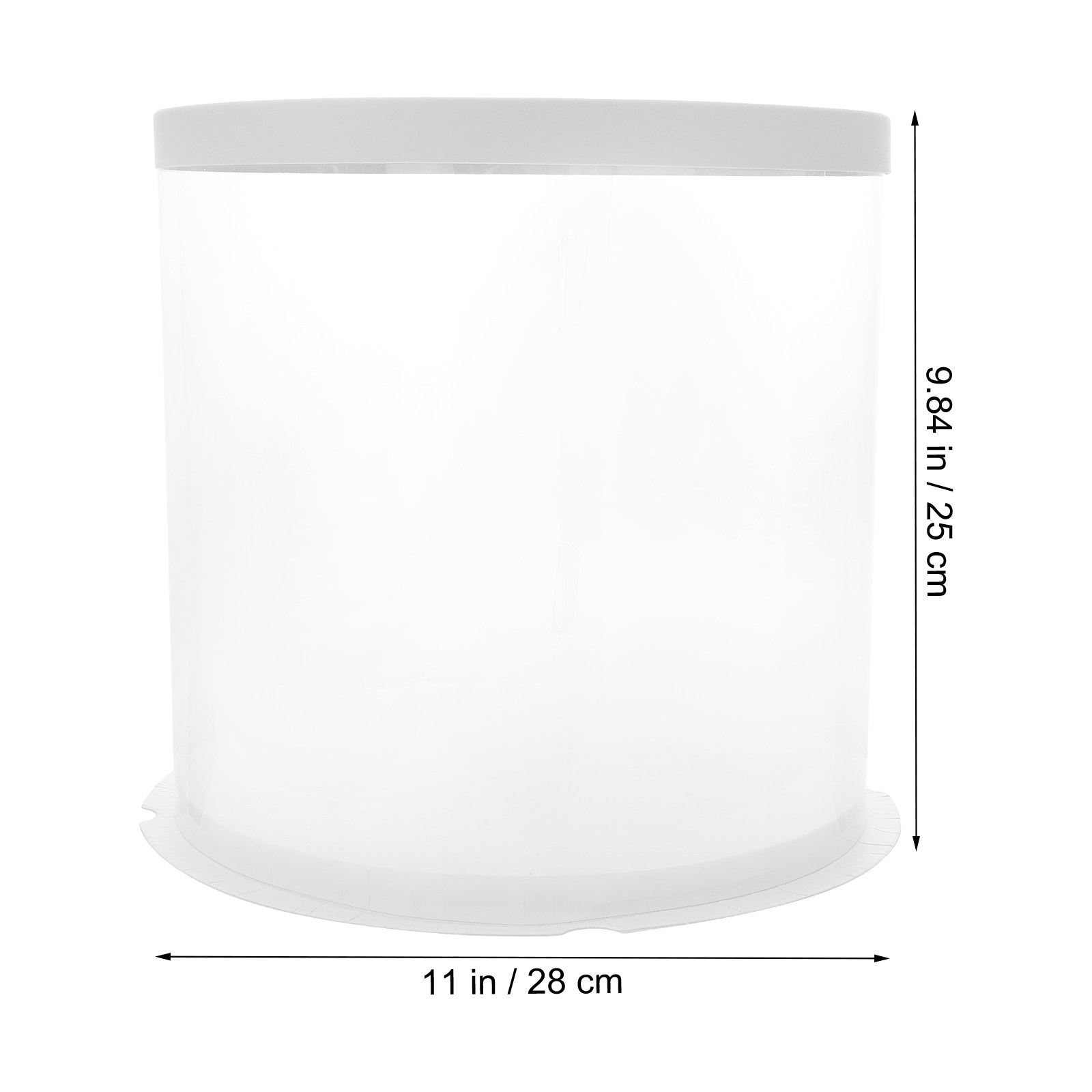1Pcs Cake Box Round Transparen - đánh giá và giá Food Storage Box Plastic
