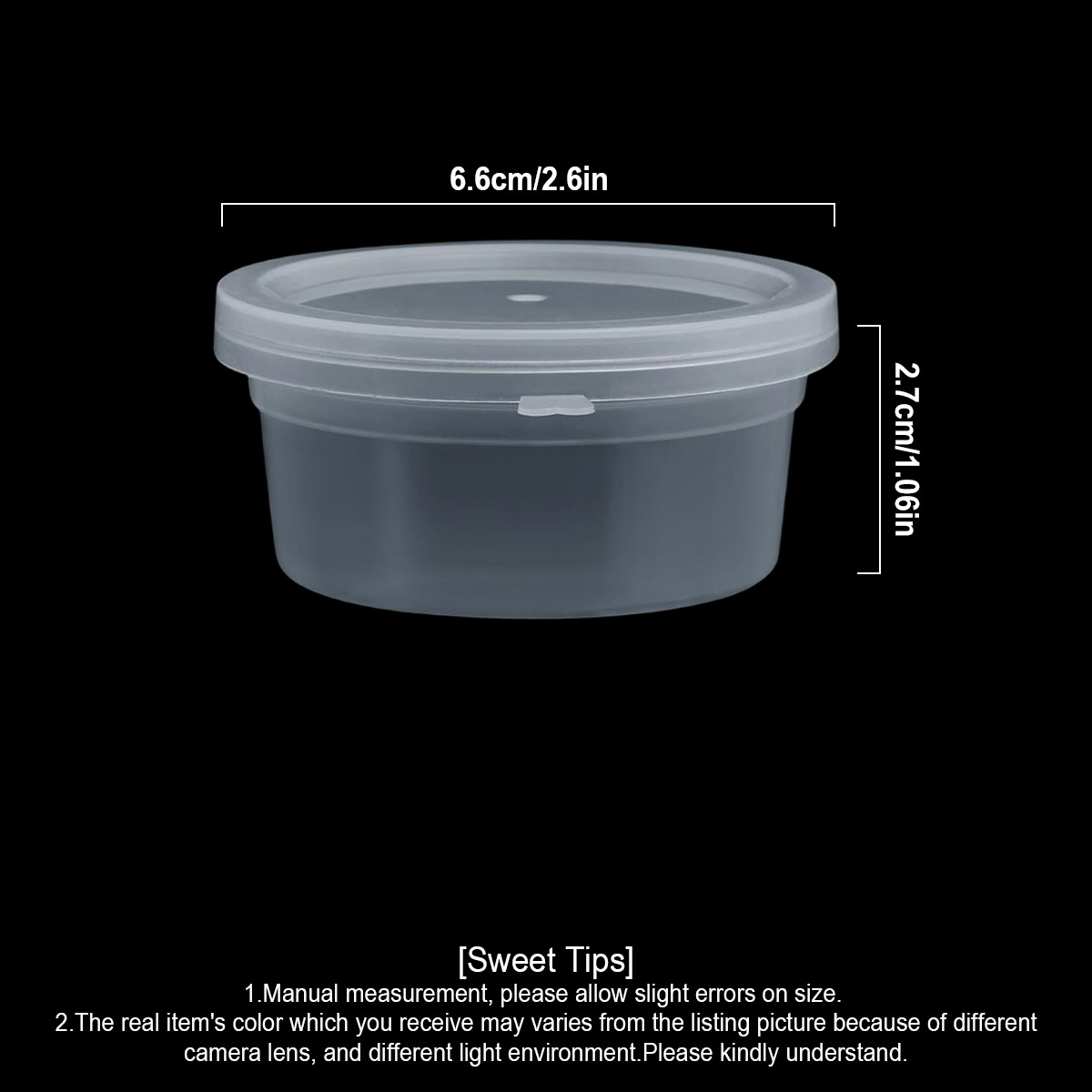 10/20/30 Pack Small Slime Cont - đánh giá và giá Food Storage Jars Plastic