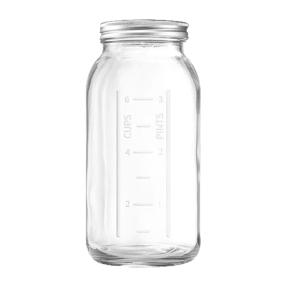 2000ML Wide Mouth Mason Glass  - đánh giá và giá Food Storage With Glass Lids