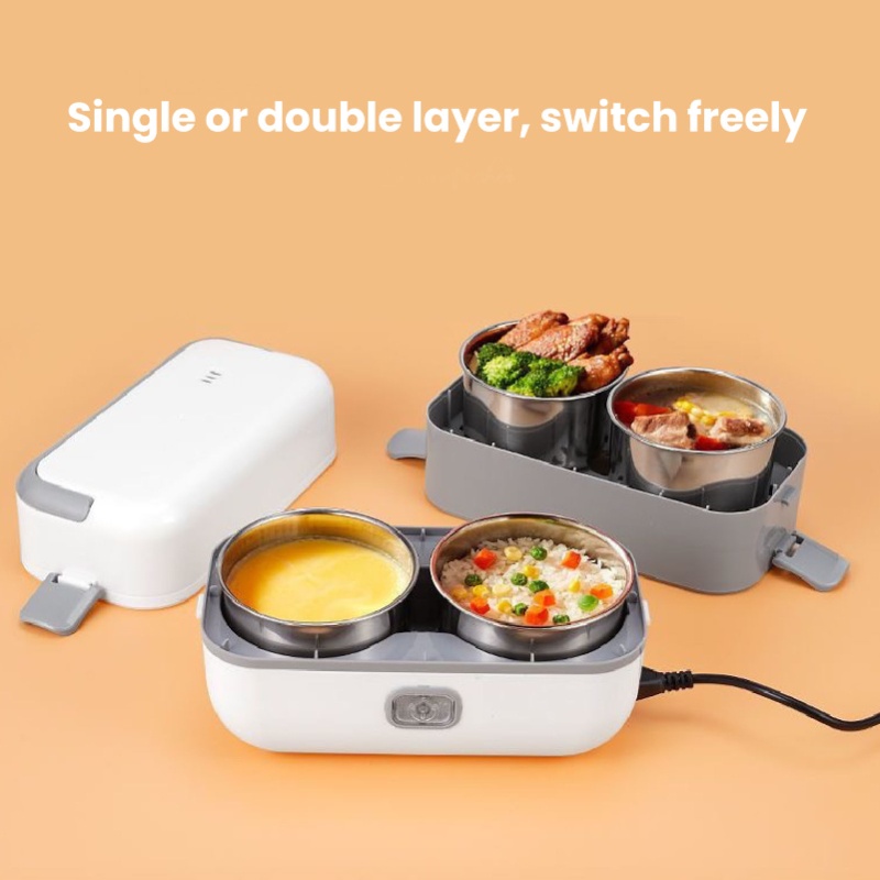 Portable Double Layer Electric - đánh giá và giá Portable Food Warmer