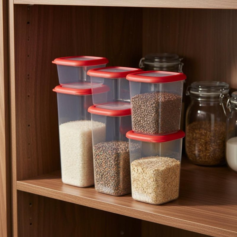 6 Pieces Airtight Food Storage - đánh giá và giá Food Storage Plastic