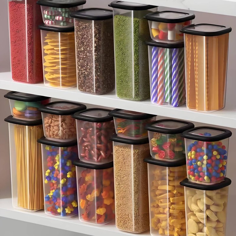 6 Pieces Airtight Food Storage - đánh giá và giá Food Storage Plastic