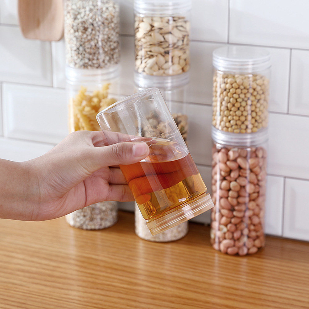 10Pcs Clear High-Grade Plastic - đánh giá và giá Food Storage Jars Plastic