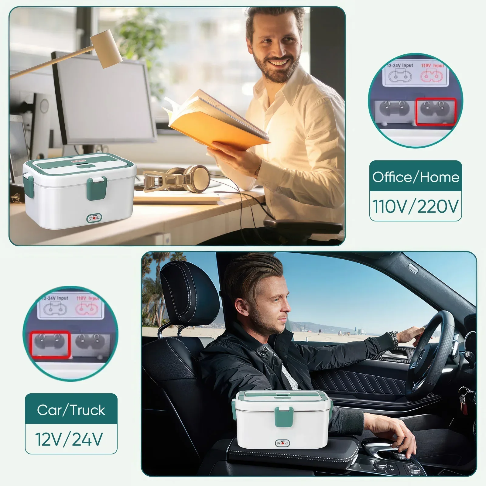 Electric Lunch Box Food Warmer - đánh giá và giá Portable Food Warmer
