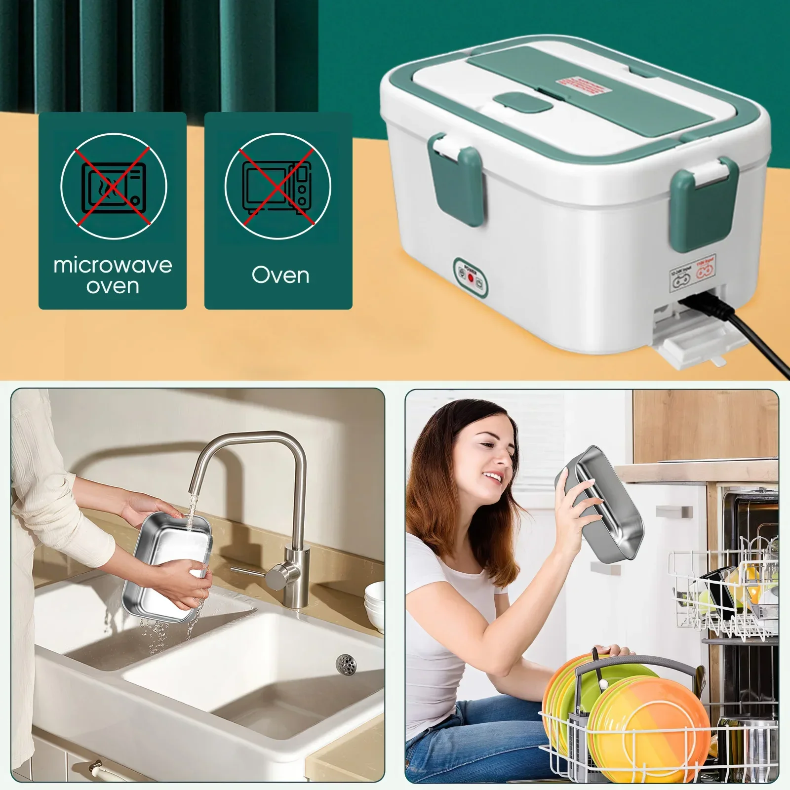 Electric Lunch Box Food Warmer - đánh giá và giá Portable Food Warmer