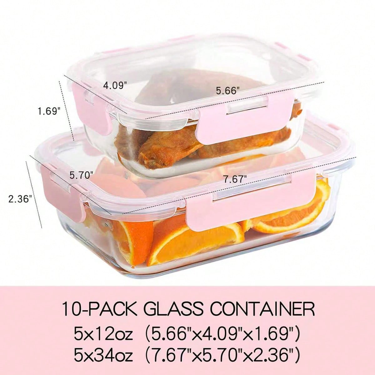 10 Pack Glass Meal Prep Contai - đánh giá và giá Food Storage Freezer