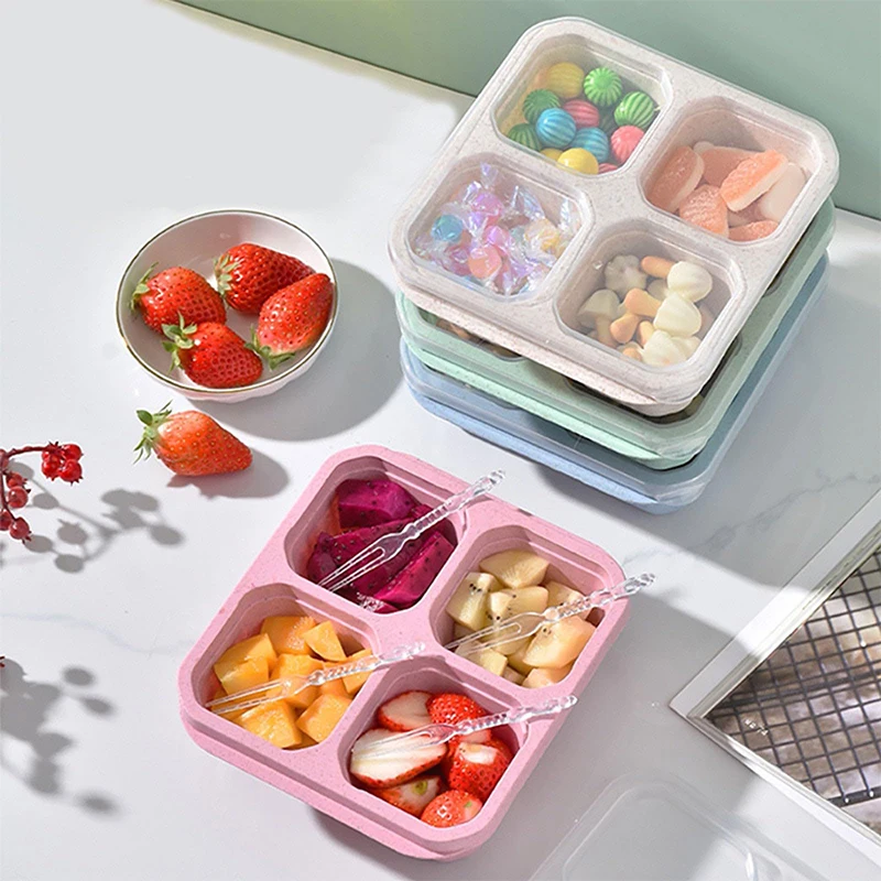 4 Grids Food Storage Box Porta - đánh giá và giá Food Storage Box Plastic