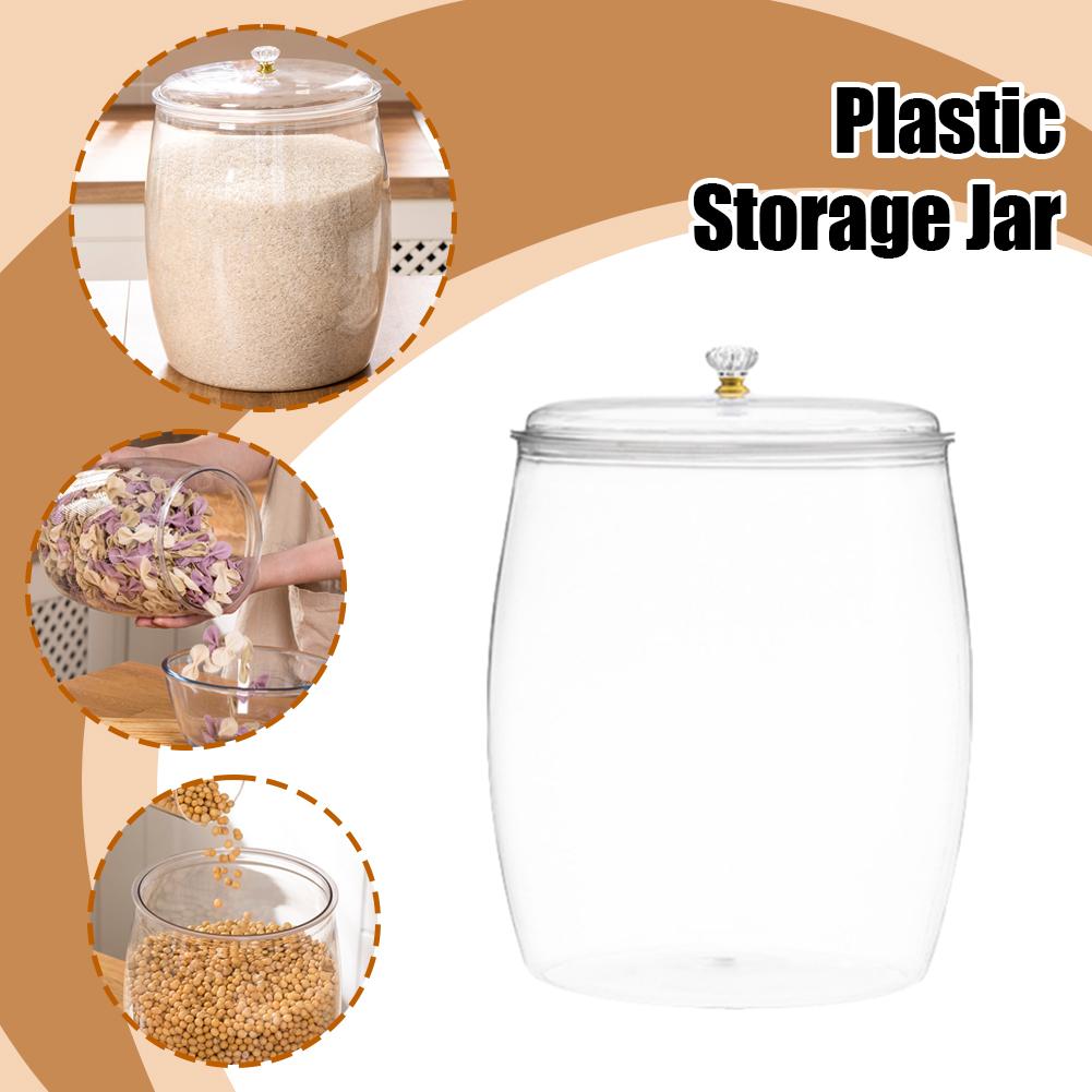 Large Transparent Plastic Seal - đánh giá và giá Food Storage Jars Plastic