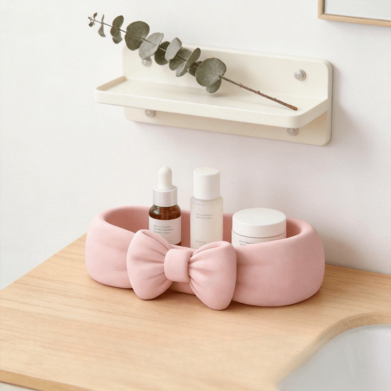 Cute Bow Shaped Makeup Organiz - đánh giá và giá Food Storage Organiser