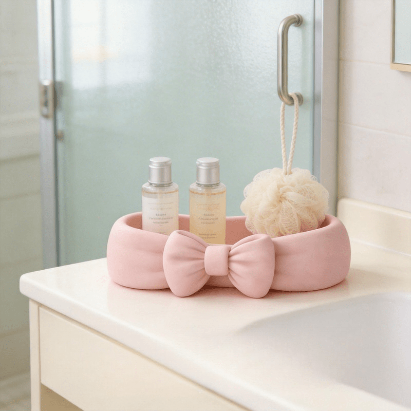 Cute Bow Shaped Makeup Organiz - đánh giá và giá Food Storage Organiser