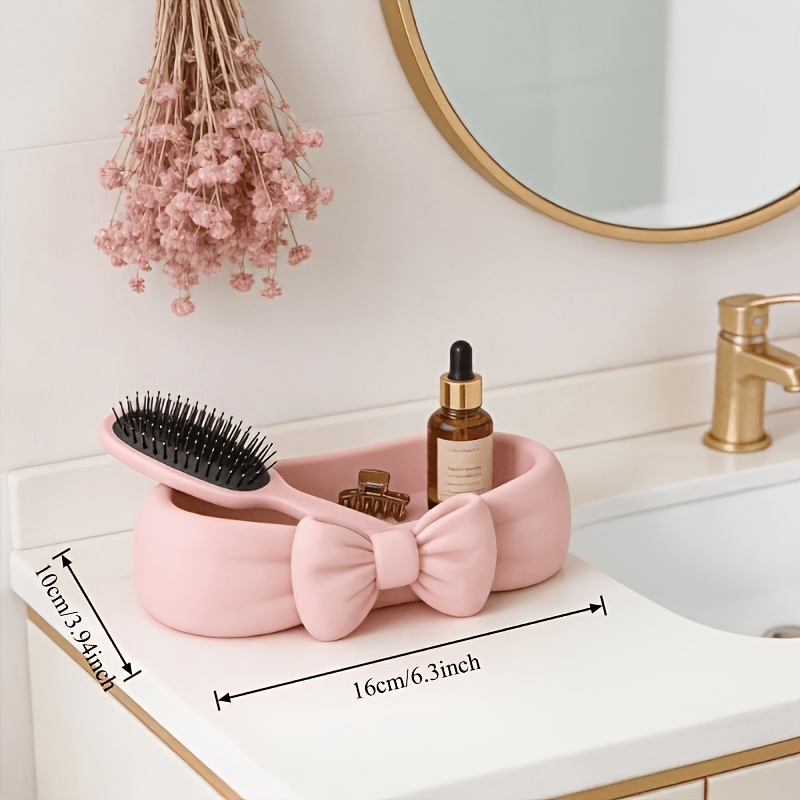 Cute Bow Shaped Makeup Organiz - đánh giá và giá Food Storage Organiser