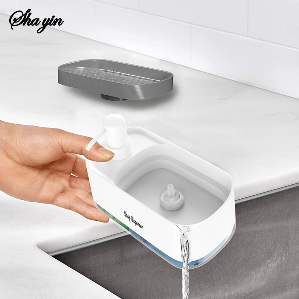 3-in-1 Hand And Dish Soap Disp - đánh giá và giá Food Storage Organiser