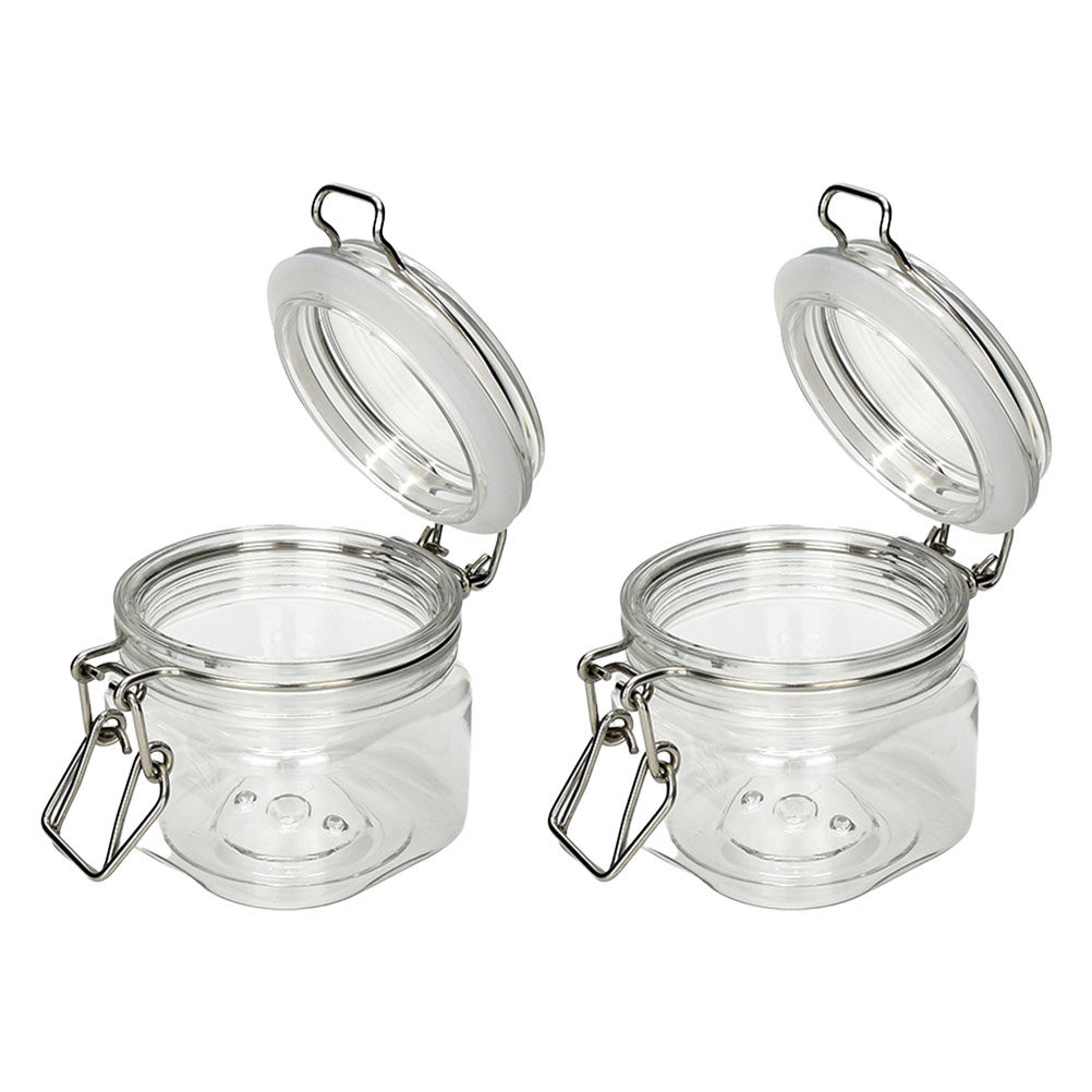 2Pcs Sealed Storage Jars Trans - đánh giá và giá Food Storage Jars Plastic