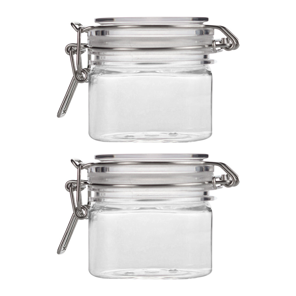 2Pcs Sealed Storage Jars Trans - đánh giá và giá Food Storage Jars Plastic