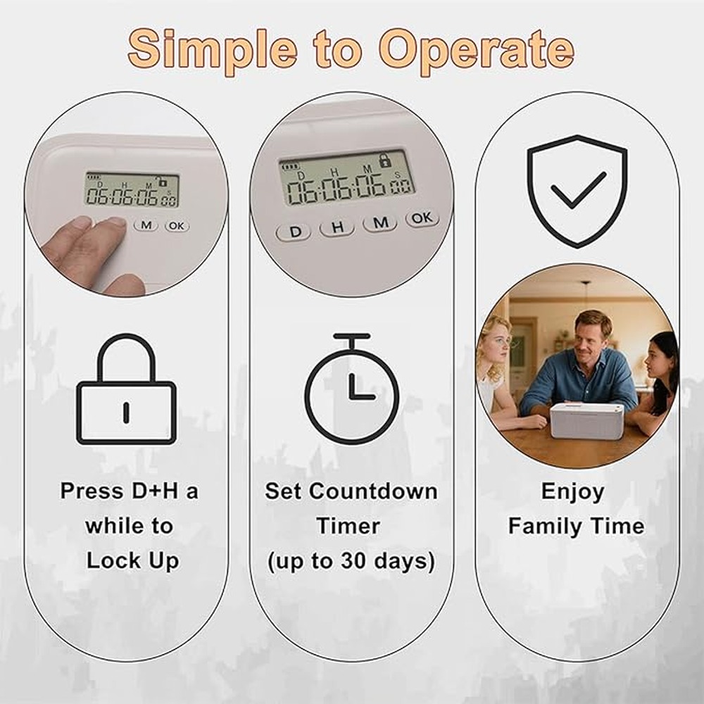 Food Storage Container Timer L - đánh giá và giá Food Storage Lock Box