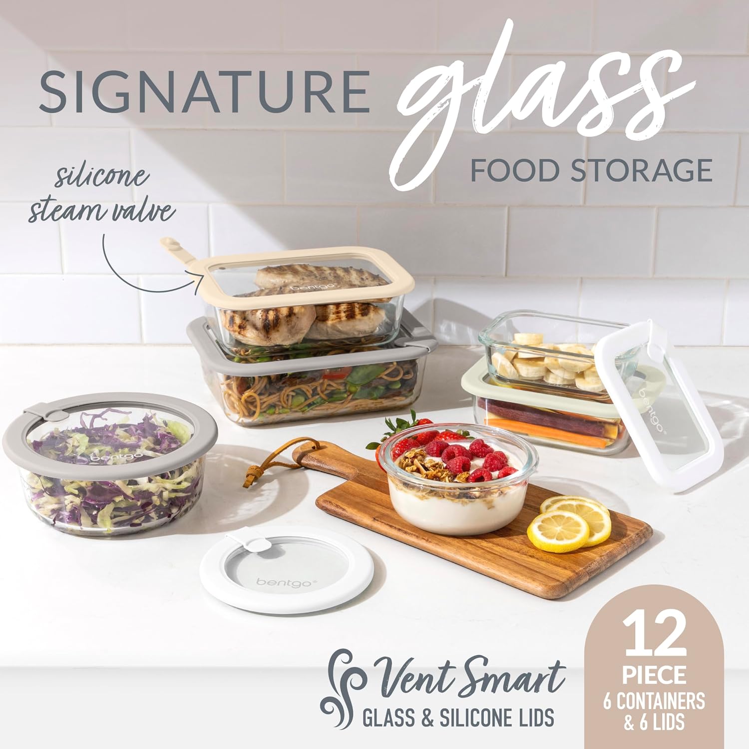 Bentgo Signature Glass Food St - đánh giá và giá Food Storage With Glass Lids