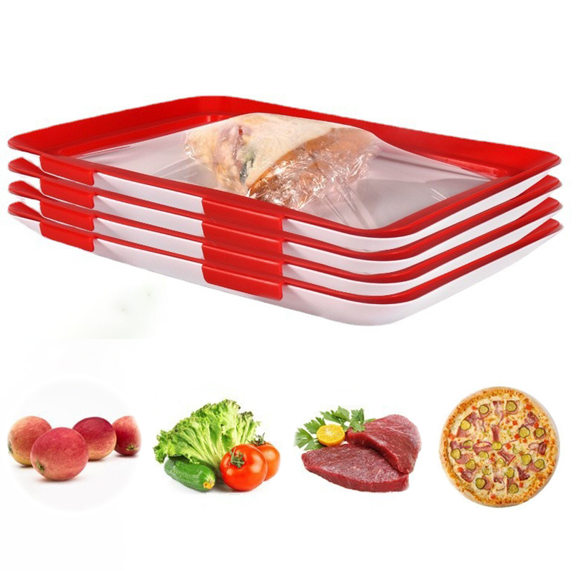 1/2pcsFood Preservation Tray S - đánh giá và giá Food Storage Freezer