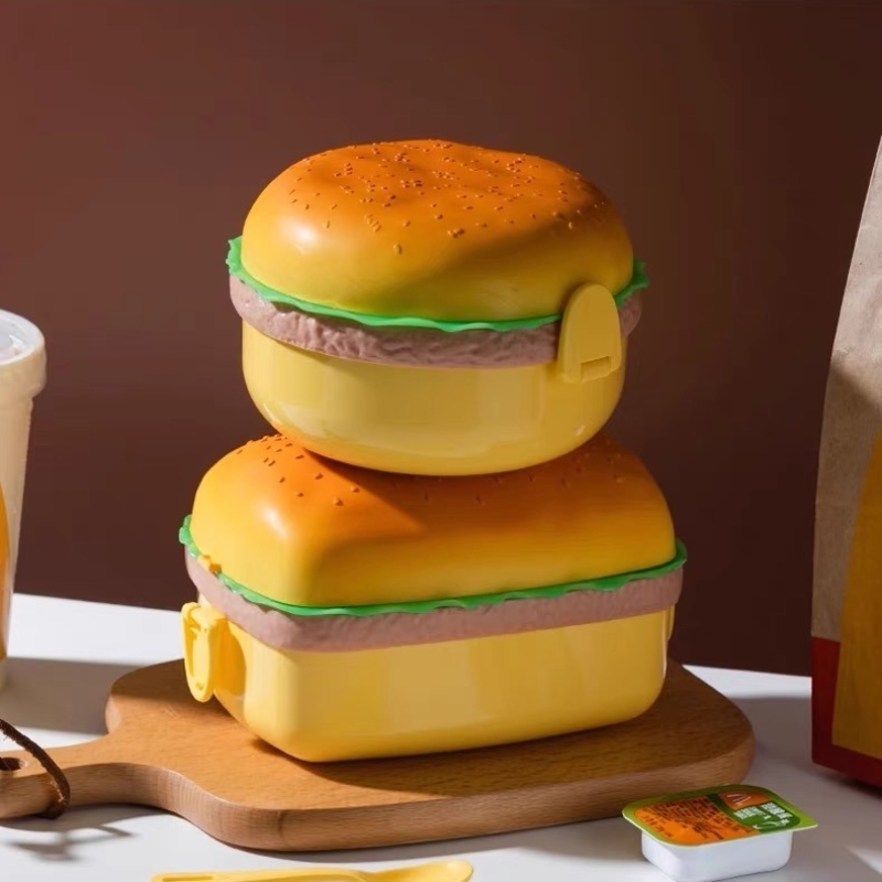 Hamburger Lunch Box Double Tie - đánh giá và giá Food Storage Kits