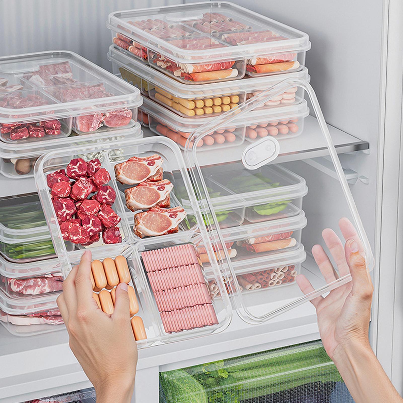 1PC Refrigerator Storage Box M - đánh giá và giá Food Storage Freezer