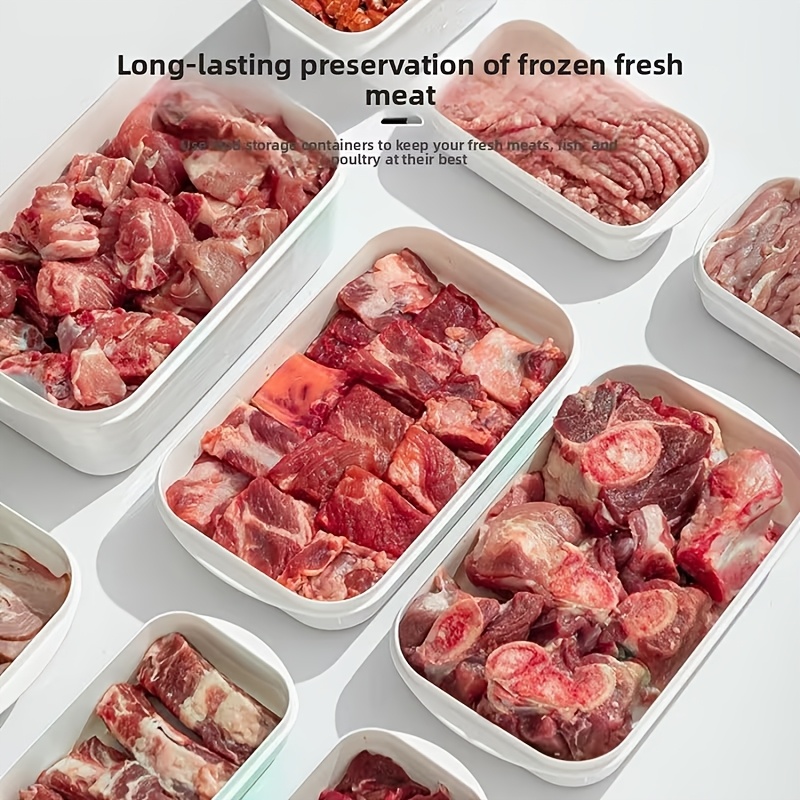 10Pcs Reusable Stackable Food  - đánh giá và giá Food Storage Freezer