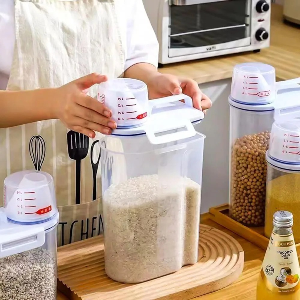 Rice Dry Food Storage Containe - đánh giá và giá Food Storage Jars Plastic