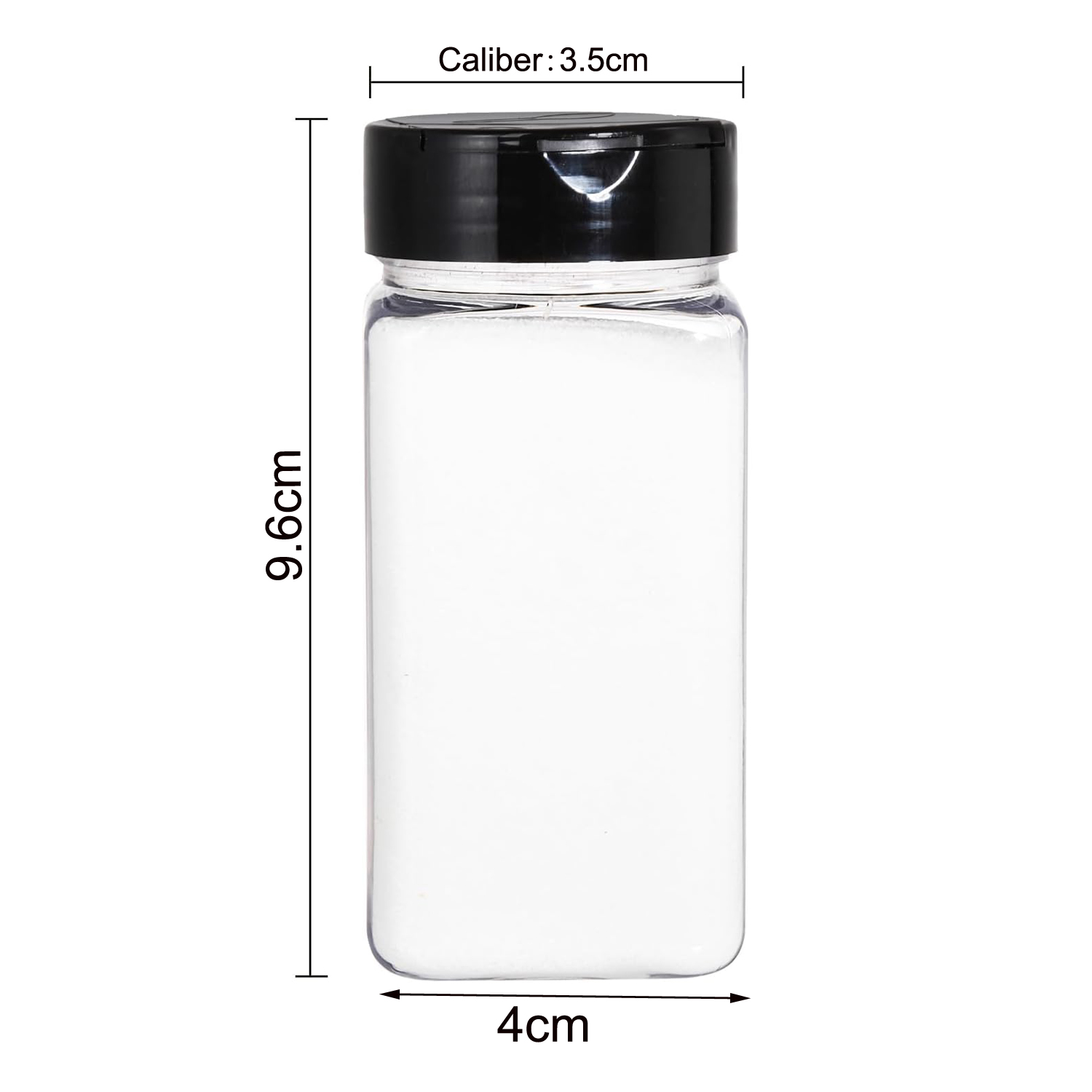 Square Large Plastic Spice Jar - đánh giá và giá Food Storage Jars Plastic