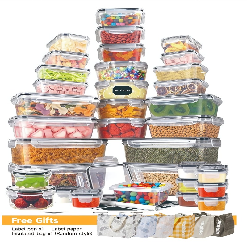 48PCS BPA-Free Food Storage Se - đánh giá và giá Food Storage In Pantry