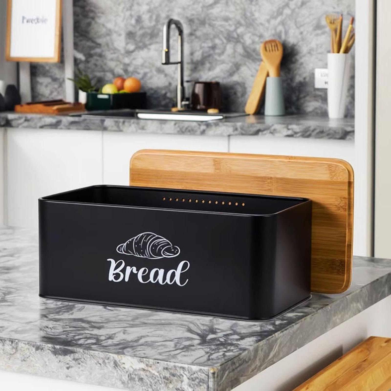 Bread Keeper Storage Bin Durab - đánh giá và giá Bread Box Bamboo