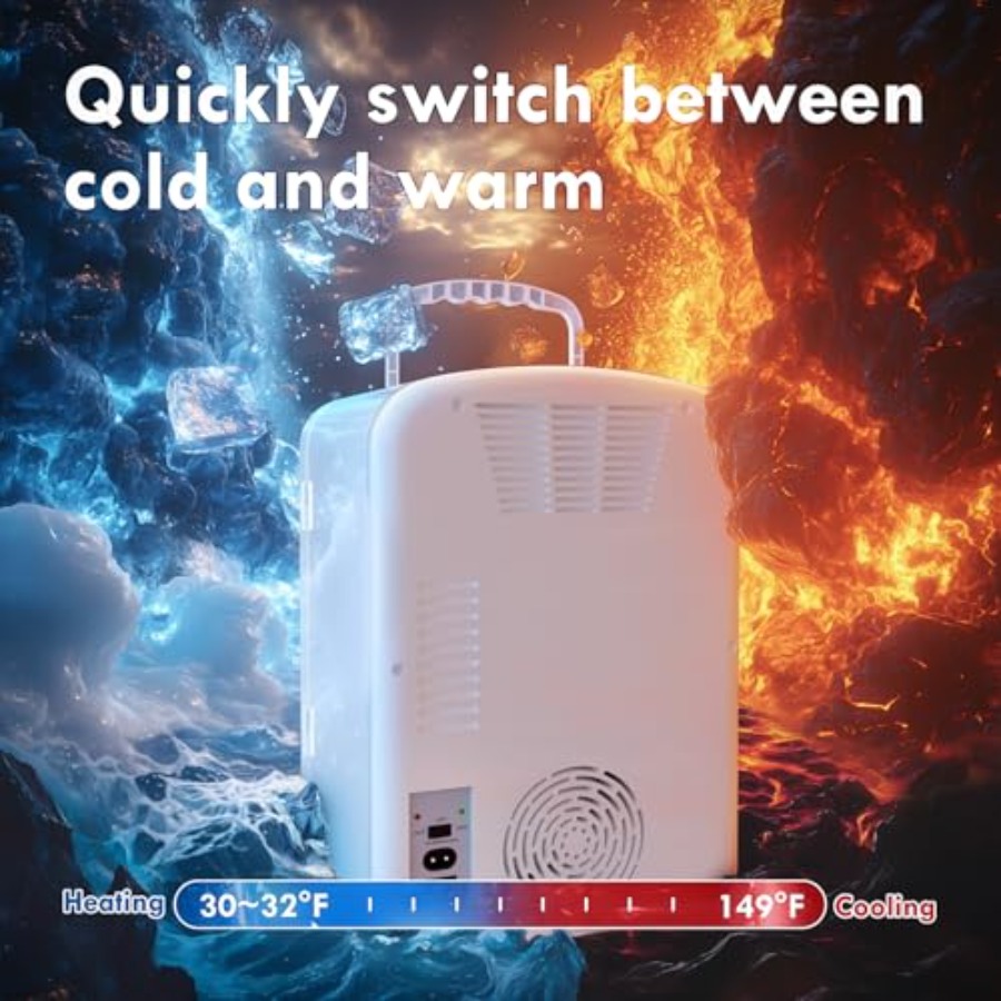 9L Mini Fridge for Bedroom Car - đánh giá và giá Portable Food Warmer