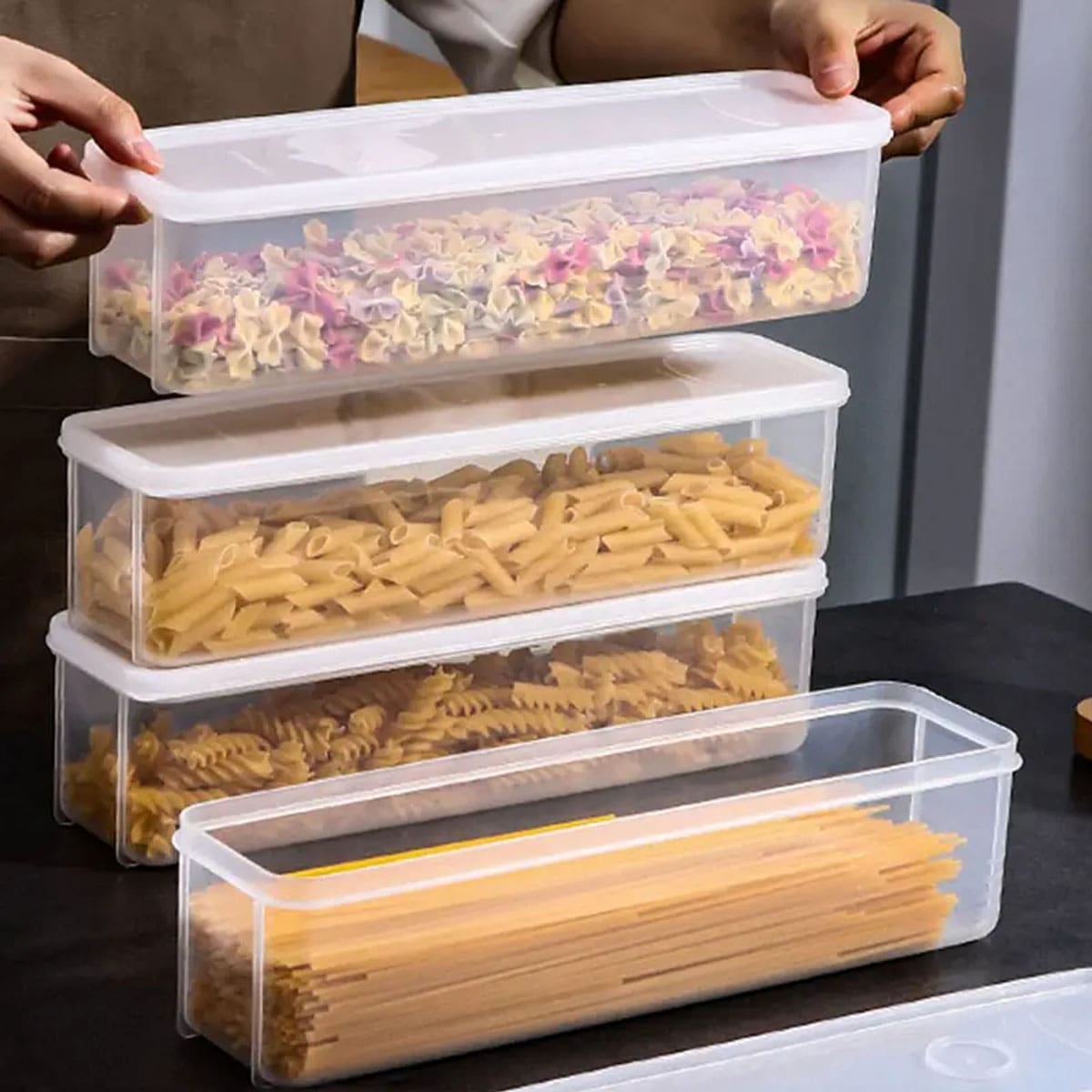 1 Plastic Transparent Storage  - đánh giá và giá Food Storage Box Plastic
