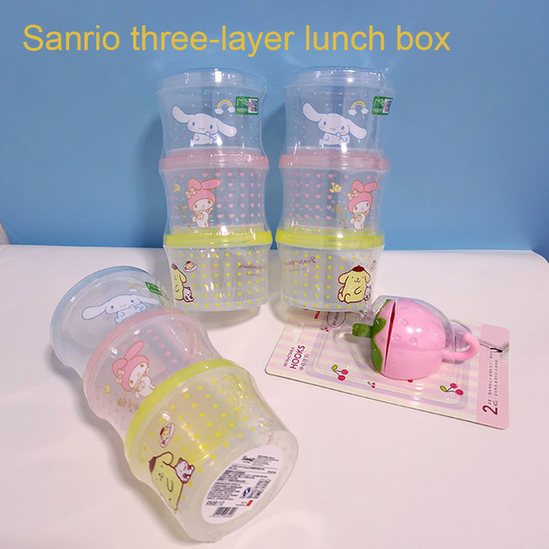 Kitty Bento Box Set 3 Pieces C - đánh giá và giá Food Storage Kits